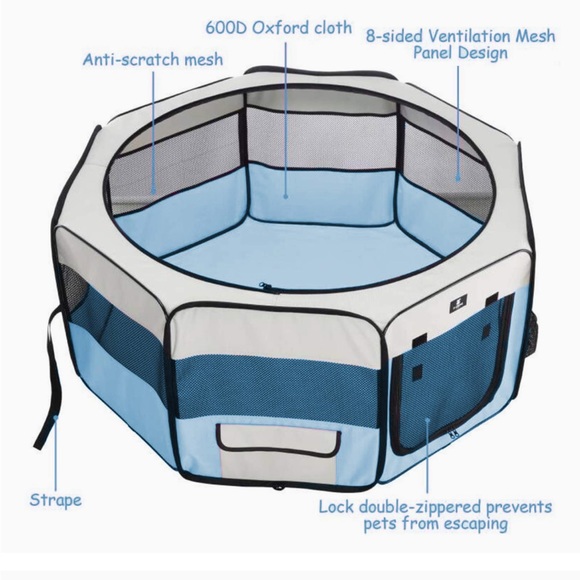 X-ZONE PET portable foldable pet playpen - Picture 2 of 13